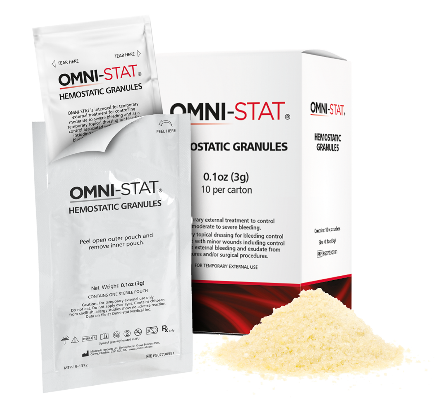 OMNI-STAT® 3(g) Hemostatic Granules